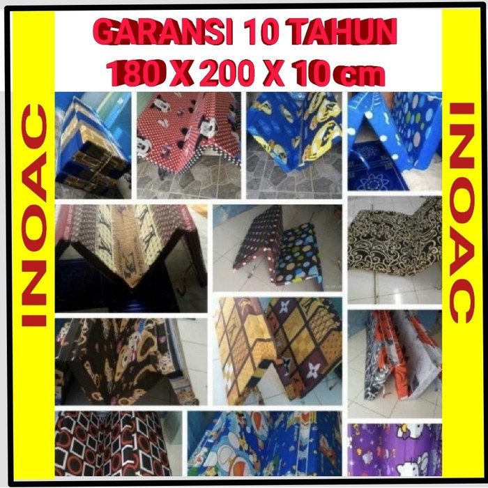 INOAC KASUR LIPAT UK 180x200x10CM (GARANSI 10 TH)