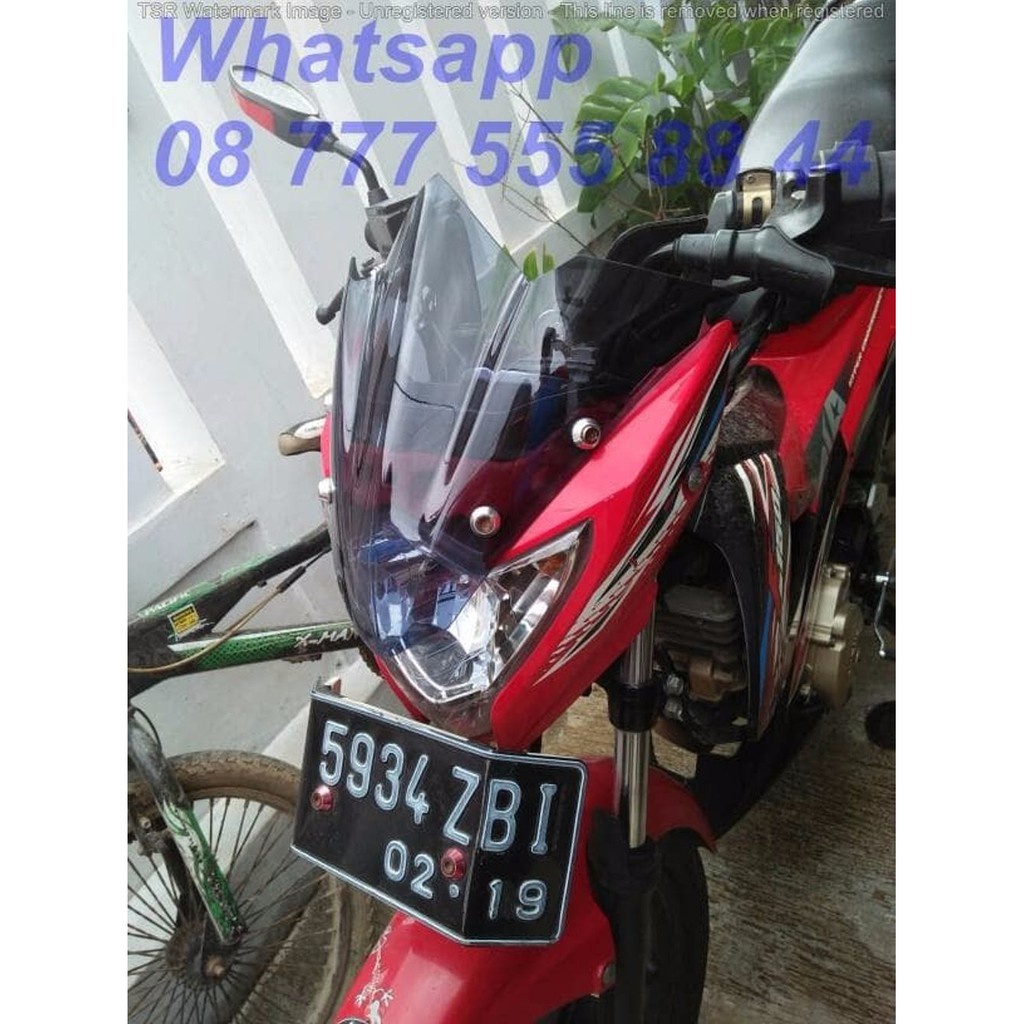 Aksesoris Visor Variasi Satria FU Facelift Karburator 2013 2014 2015 Sipit