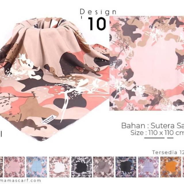 Jilbab segiempat motif by Umama scraf (Original)