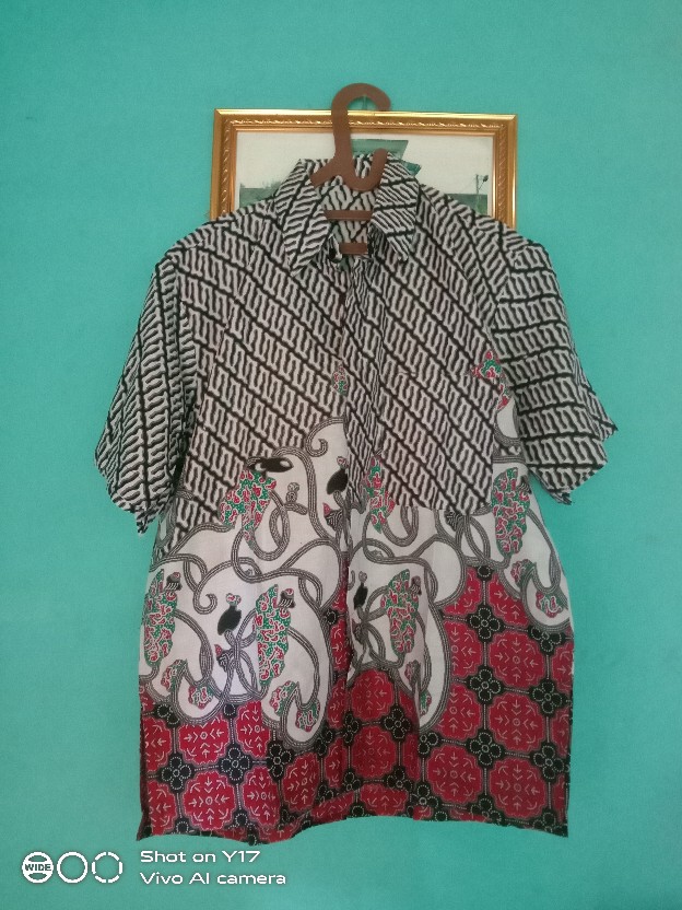 Batik Couple Keluarga Sania Ruffle Ori Ndoro Jowi Dnt Morena