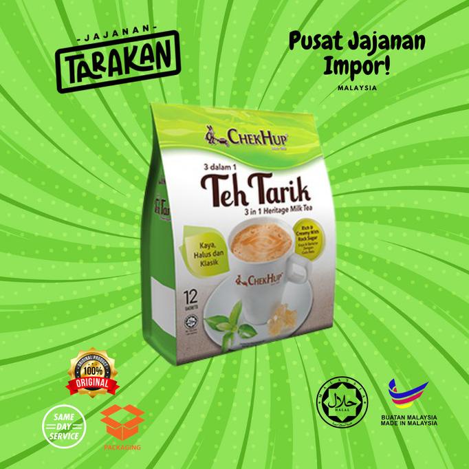 

[ COD ] Teh Tarik Halia 3 in 1 Heritage Milk Tea Malaysia TERBATAS Kode 617