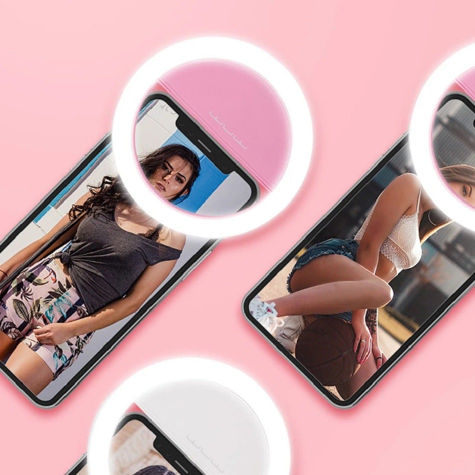 LAMPU SELFIE/RING LIGHT/LAMPU SELFIE MINI/RING LIGHT MINI Lingkaran 36 LED