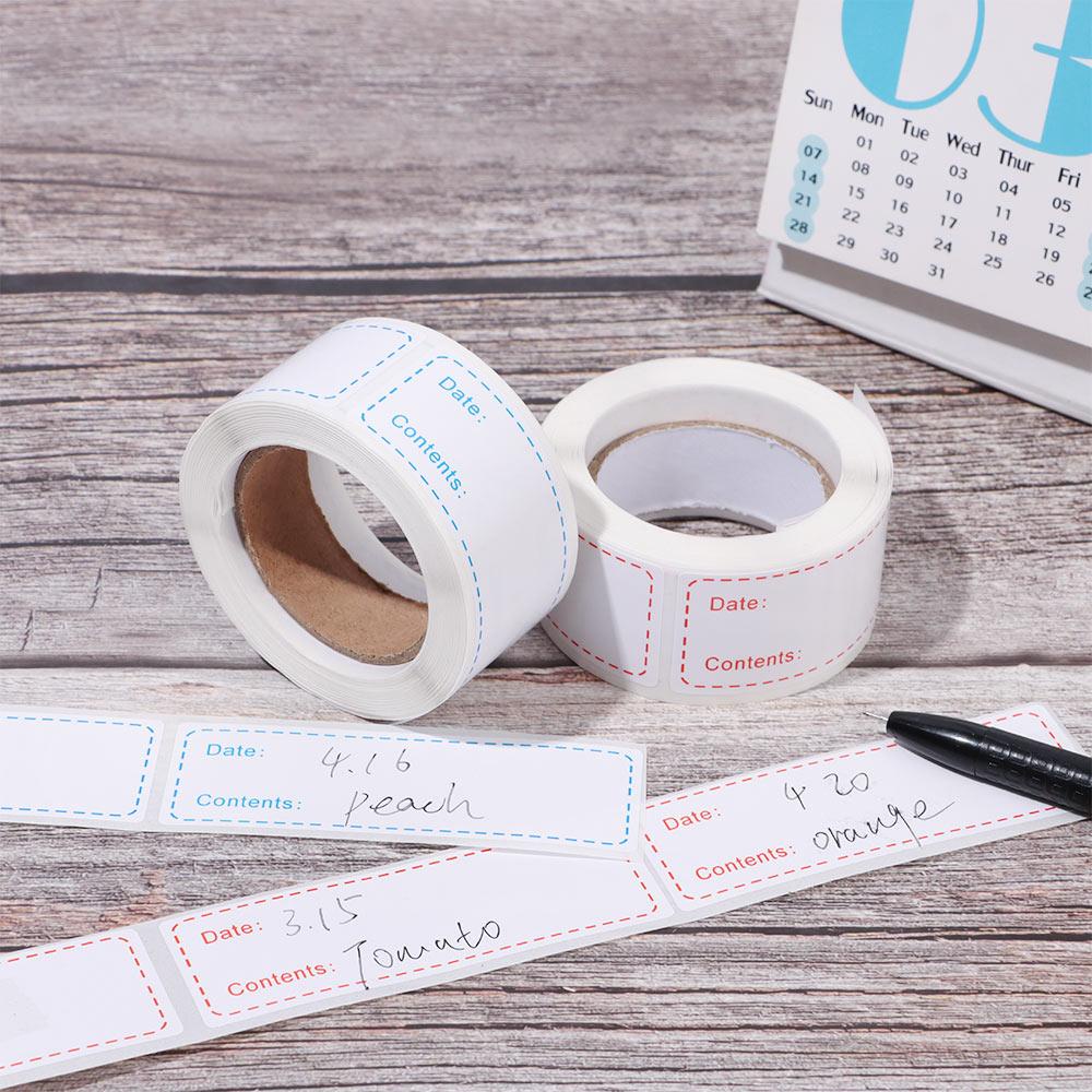 Populer Label Penyimpanan Makanan Waterproof Container Kulkas Toples Stiker