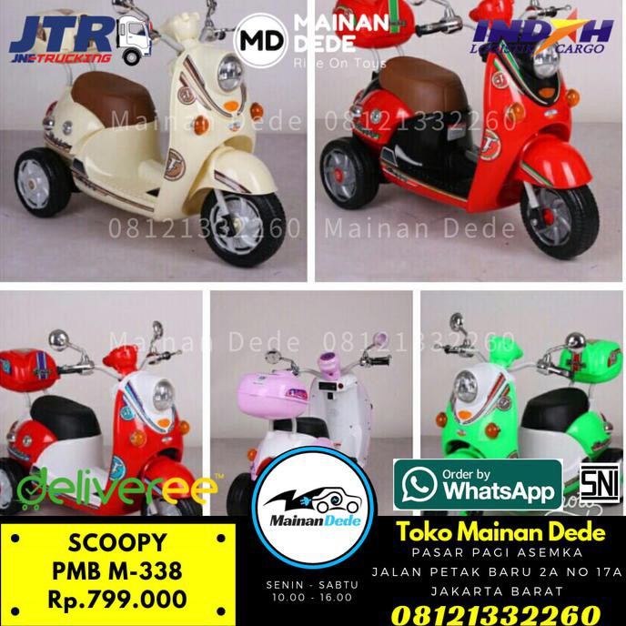 New Mainan Anak Motor Aki Scoopy Pmb M338 Murah Shopee New Mainan Anak Motor Aki Scoopy Pmb M338 Murah Shopee