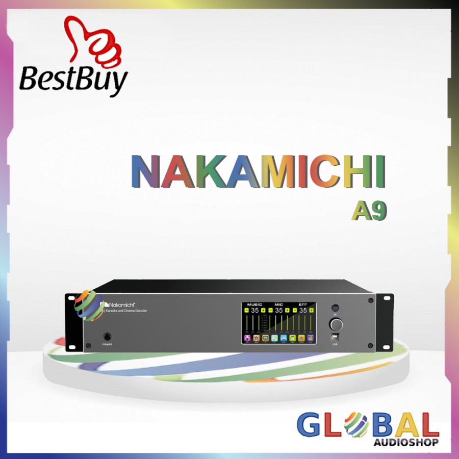 Nakamichi A9 Processor Amplifier Cinema and Home Karaoke Decoder A-9