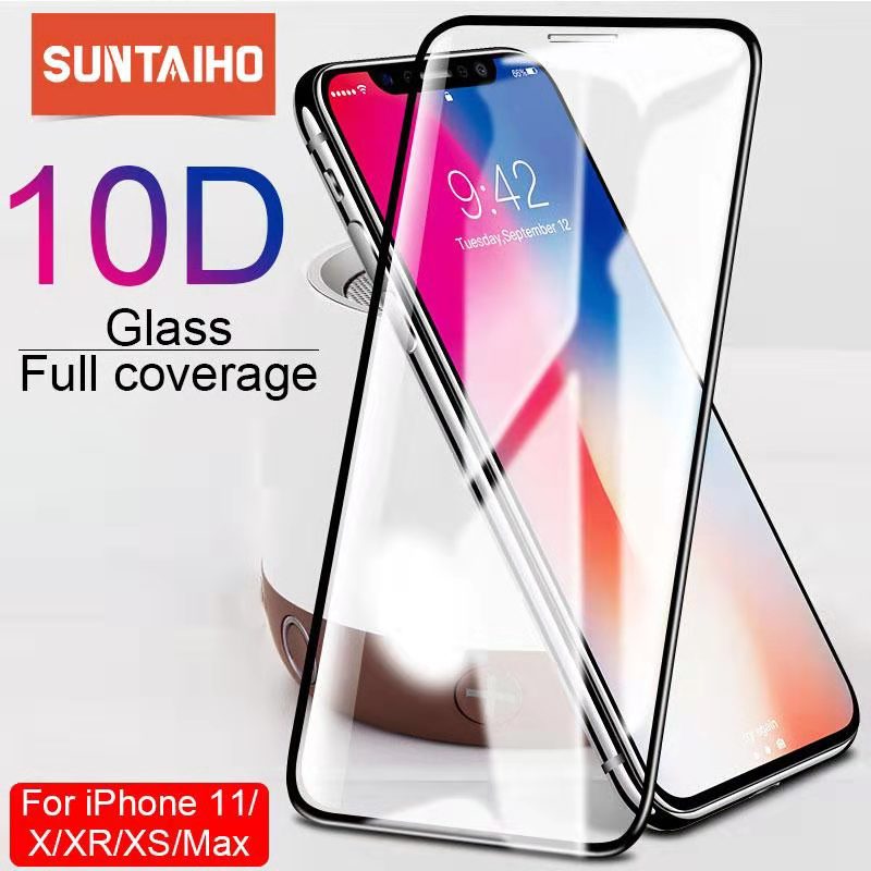 Pelindung Layar Tempered Glass 9h Hd Transparan Untuk Compatible For iPhone X Xs 6 6s 7 8 Plus 11 Pro Max Xr Se2