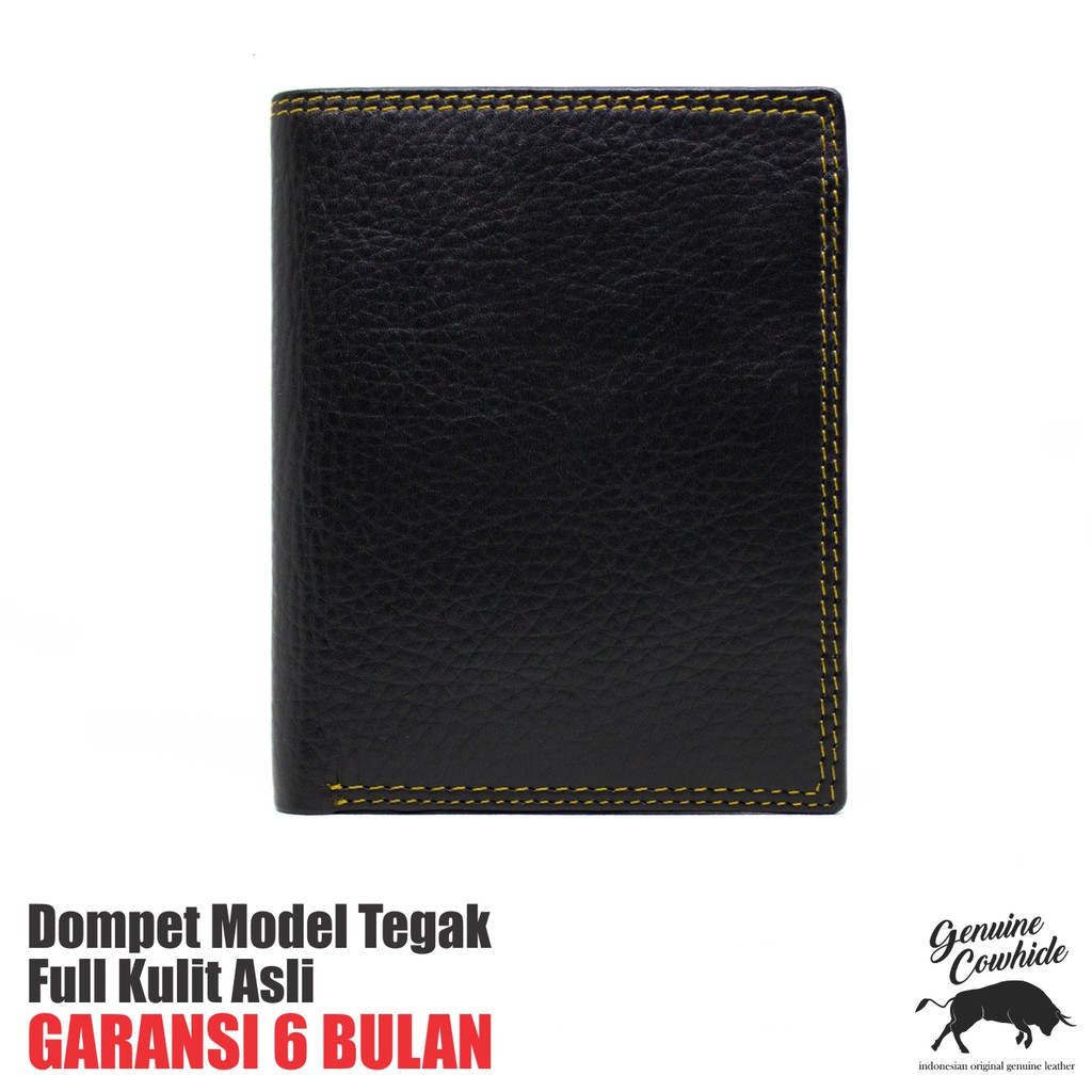 Dompet Kulit Asli Model Tegak - Dompet Pria Kulit Asli