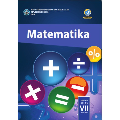 Buku Tema Kelas 7 SMP MTs Satuan Kurikulum 2013 Rev 2017 Original Kemendikbud Paket Pelajaran Utama-Matematika 2