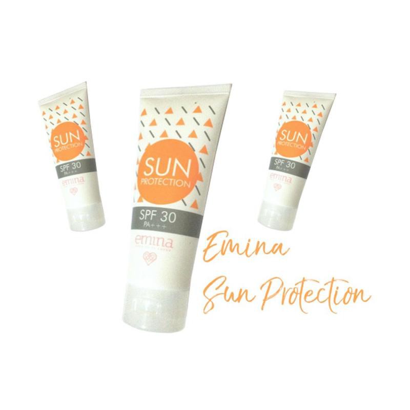 ORIGINAL Sunblock Emina Sun Protection SPF 30 Sunblock Wajah dan Badan