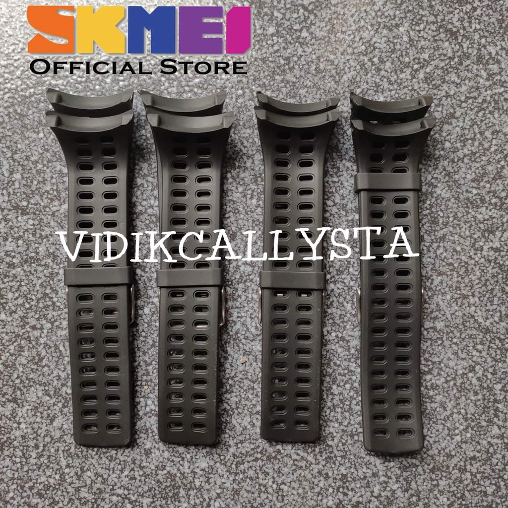 Strap tali jam tangan Skmei 1295 SKMEI 1295 Hitam skmei