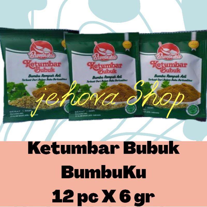 

Ketumbar Bubuk BumbuKu 12pc x 6gr Murah