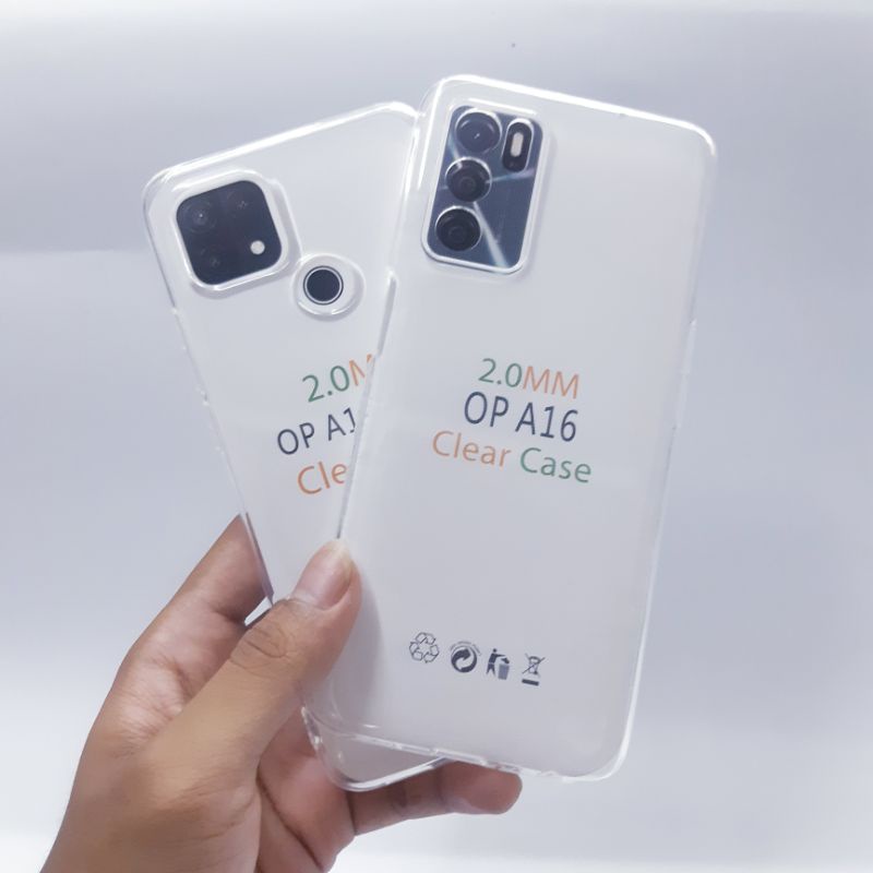 Softcase Clear Case 2mm Oppo A3S A15 A16 A54