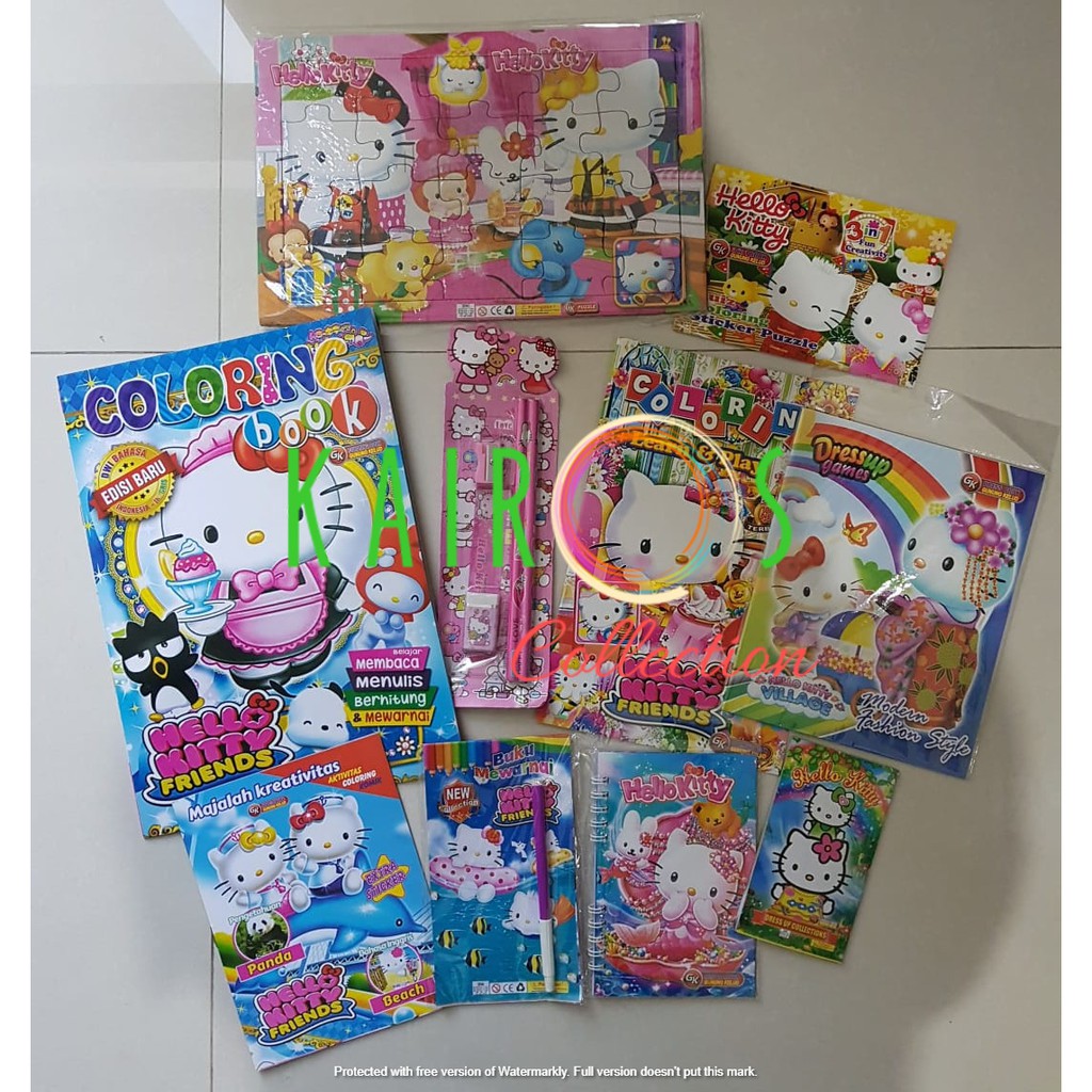 Paket Hemat Aktivitas Edukasi Anak Hello Kitty Lovers