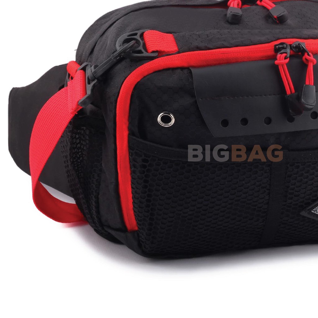 Tas Selempang GEAR BAG 13134 NEWTON 2 in 1 -  Sports Bag - Slingbag - Waist bag Laki laki Terbaru