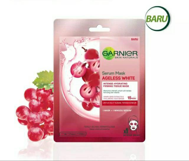 OliveShop ❤ Garnier Masker Wajah Garnier Serum Facial Sheet Mask