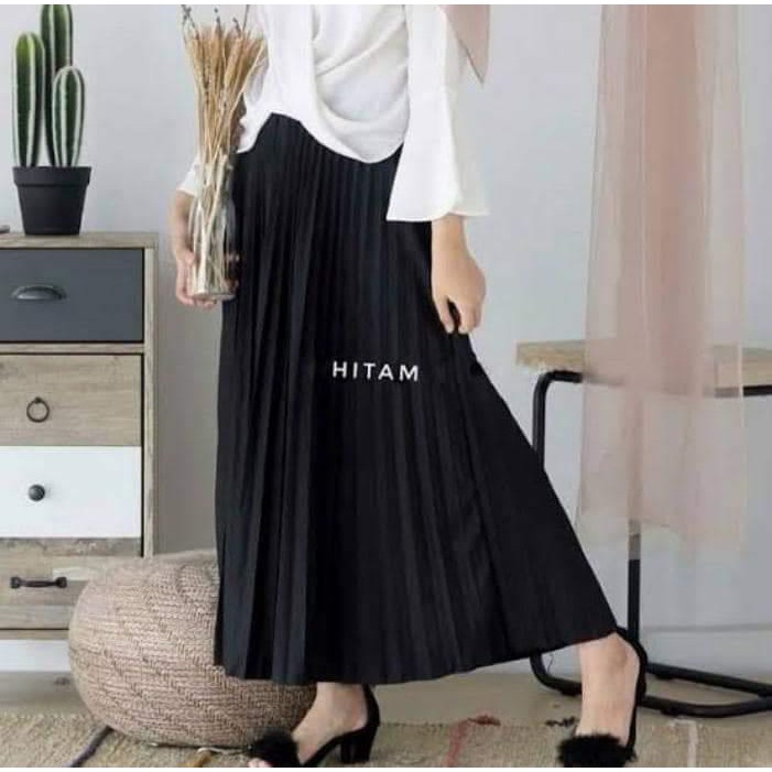 LANGSUNG KIRIM BARU ROK PLISKET JUMBO PREMIUM TERKINI KOREAN STAYLY