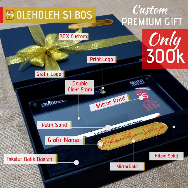 Frame Uang Akrilik dan Box,Bingkai Mahar,Foto,Special Custom