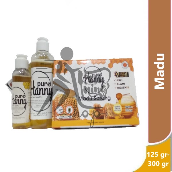 

Madu Pure Hanny 125 gram, 250 gram, 300 gram - madu sarang murni asli kesehatan & stamina