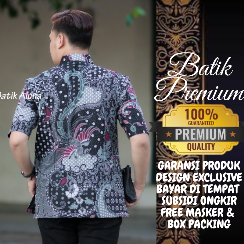 Baju Kemeja Batik Pria Batik Premium Pria Batik Solo Pria Lengan Pendek Danar Hadi Original Katun La