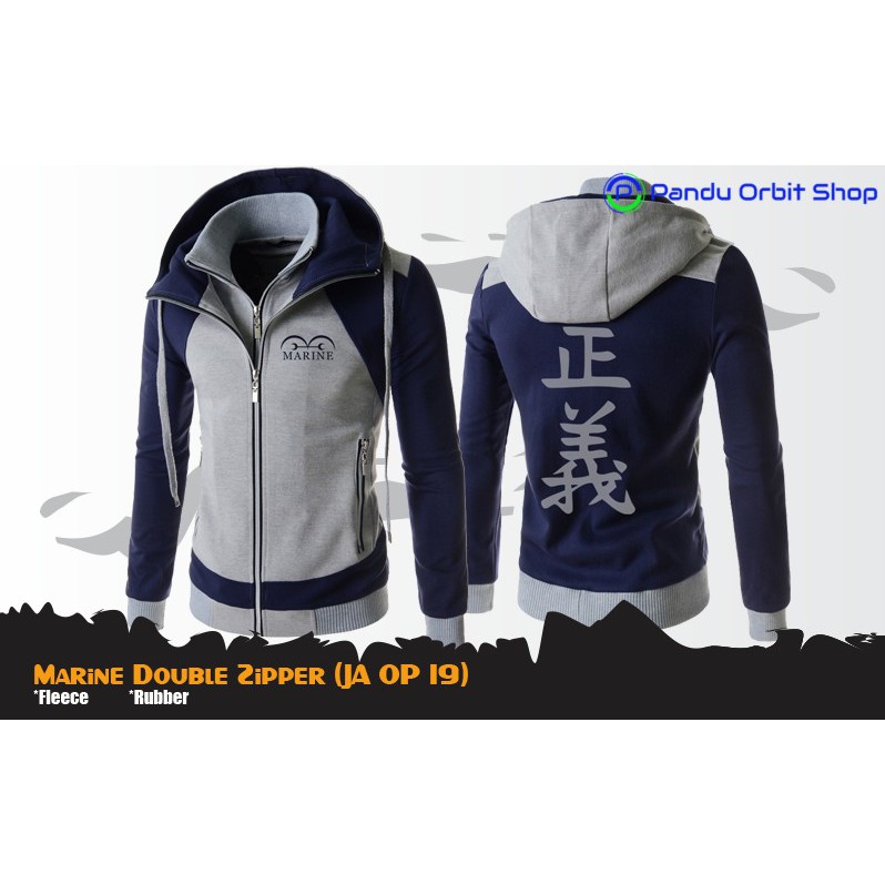 Jaket Marine Double Zipper - JA OP 19