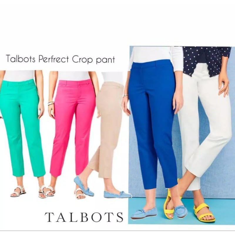 Talbots Pants Perfect Crop