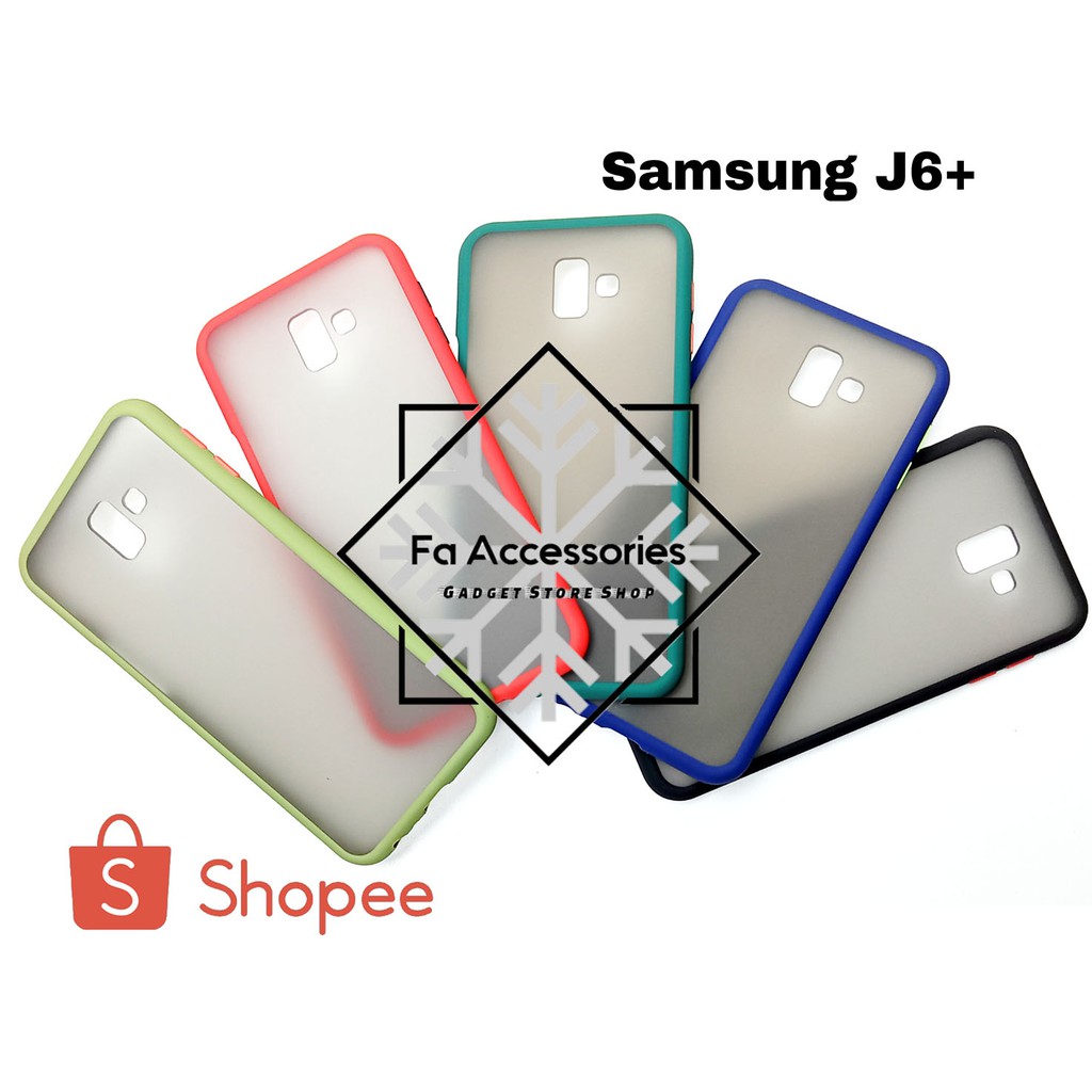 fa Phone soft Case samsung A6 2018 A6plus j6 j6plus J8 j5 prime plus softcase casing shock proof