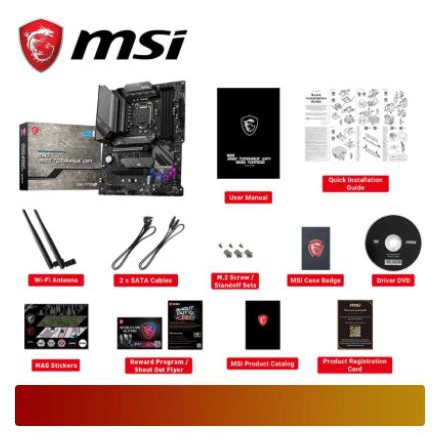 Motherboard msi mag b560 tomahawk wifi bluetooth intel gen 11 ddr4 lga 1200 sata3 m.2 lightning gen 4 type-c gigabit usb3.2