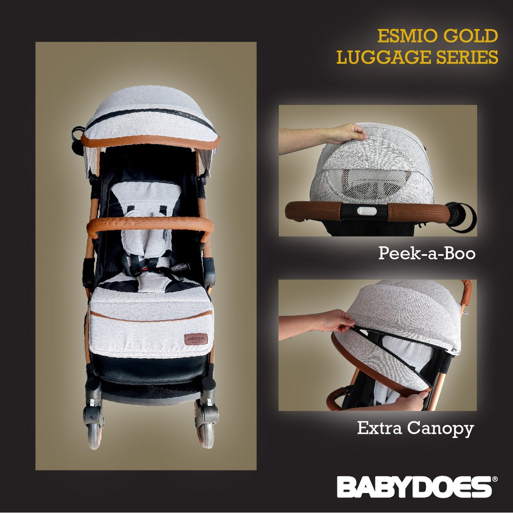 Baby Does Esmio Gold Baby Stroller / Stroller Kereta Dorong Bayi BabyDoes Esmio Gold