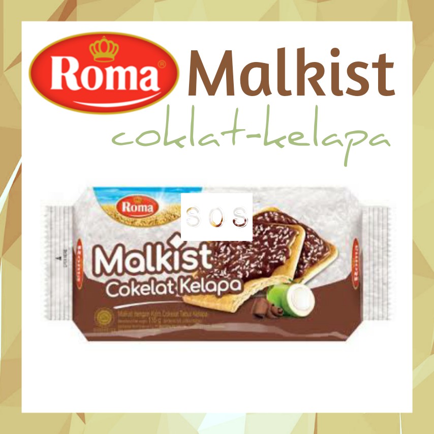 

《OS3》 Malkist Coklat Kelapa Roma kue