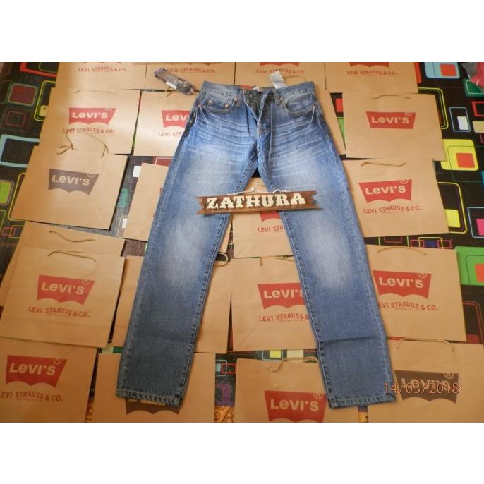 PROMO Celana Levis 501 Asli Usa Customized & Tapered Bioblitz Scrap