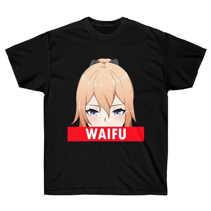 Tshirt Genshin impact Jean as Waifu Kawaii Girl Character Game