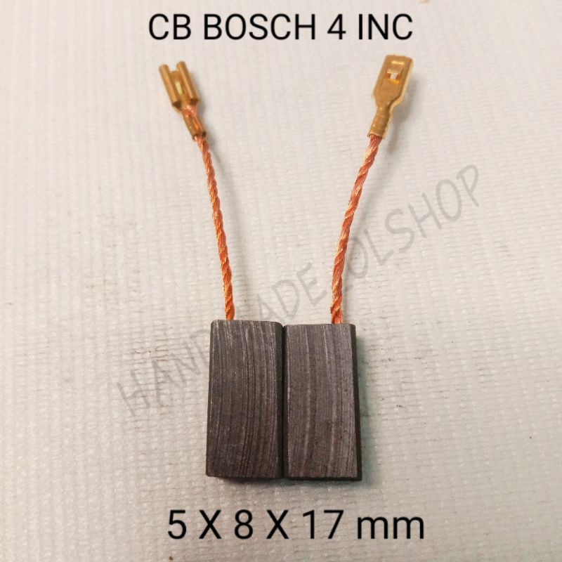 Carbon Brush Bosch 4 inc, 5 inc, 7inc bahan kul Arang RE