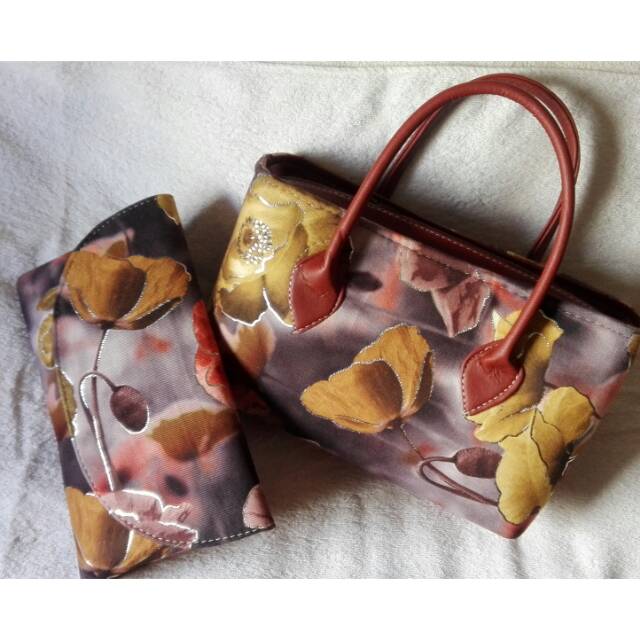 Tas Jinjing motif bunga