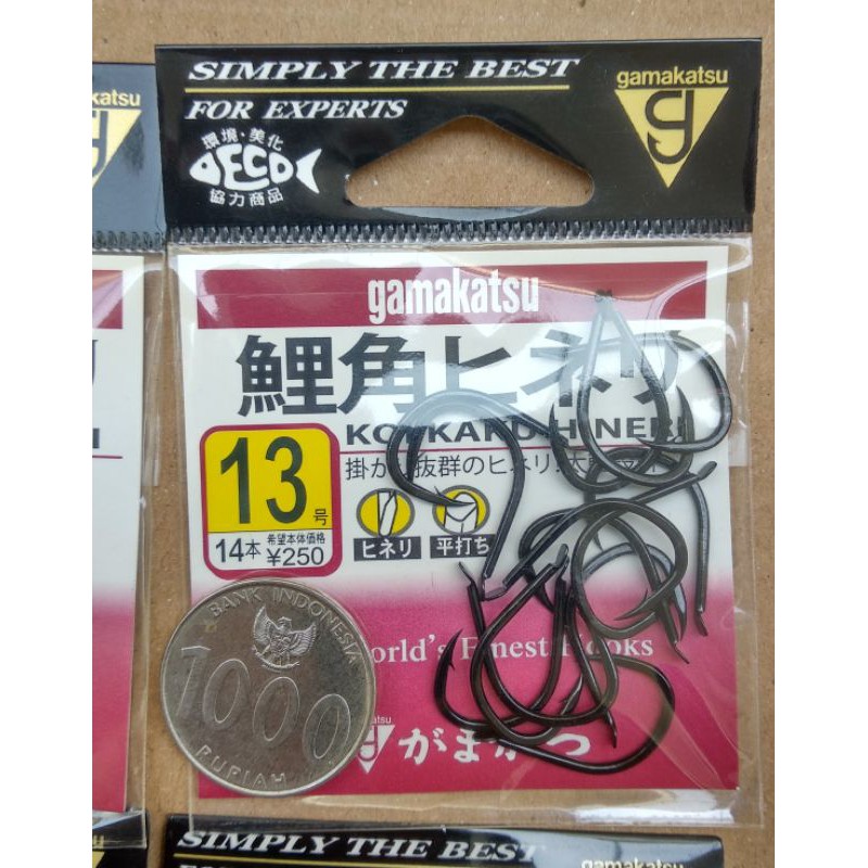 Kail Pancing Gamakatsu Koi Kaku Hineri