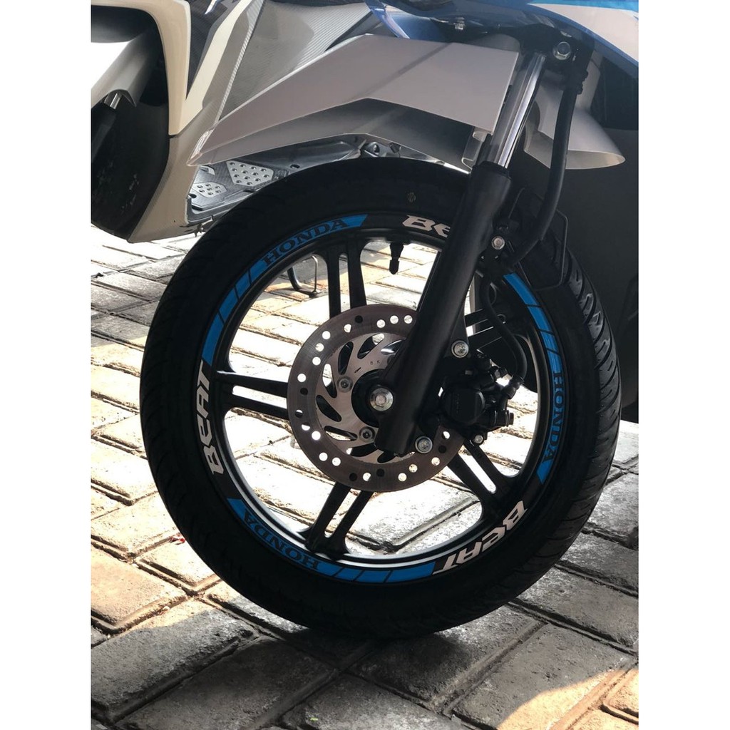 Paling Inspiratif Stiker Velg Motor Beat