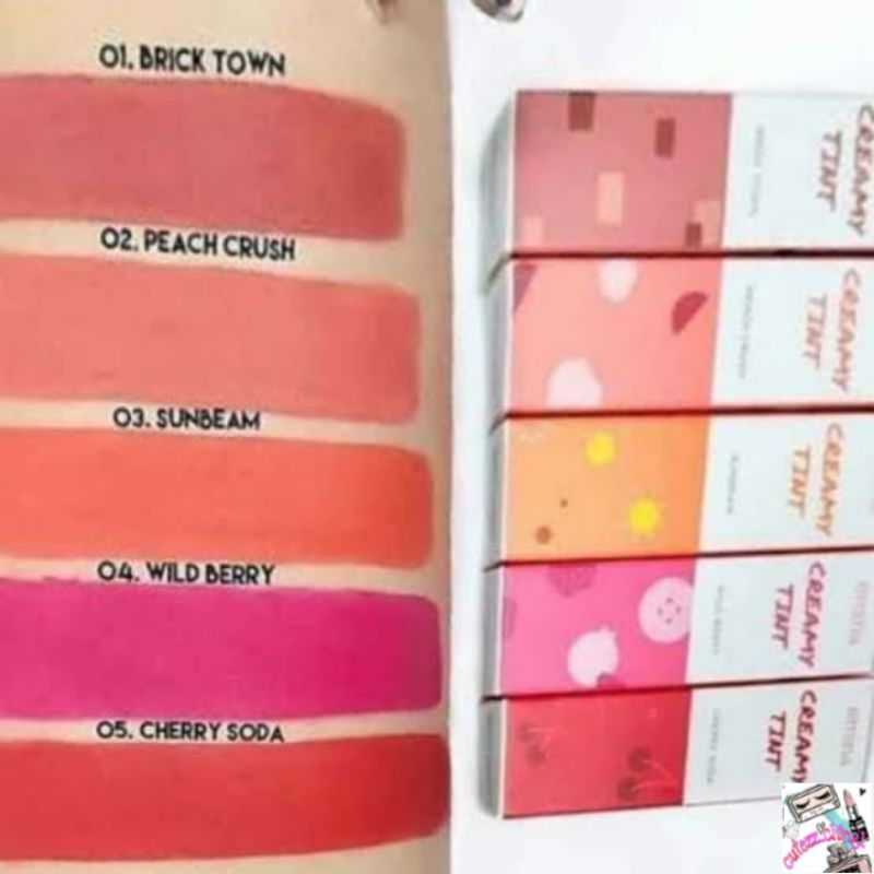 ☃Cutezz_Ching1☃Emina Creamy Tint 3.6g - Lip Tint Cream