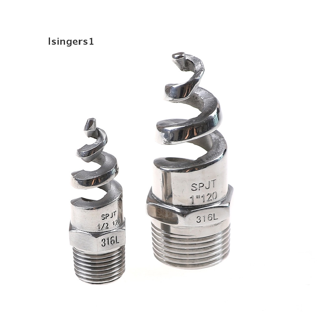 (lsingers1) Kepala nozzle spray spiral 1 / 2 &quot;1&quot; Bahan Stainless steel