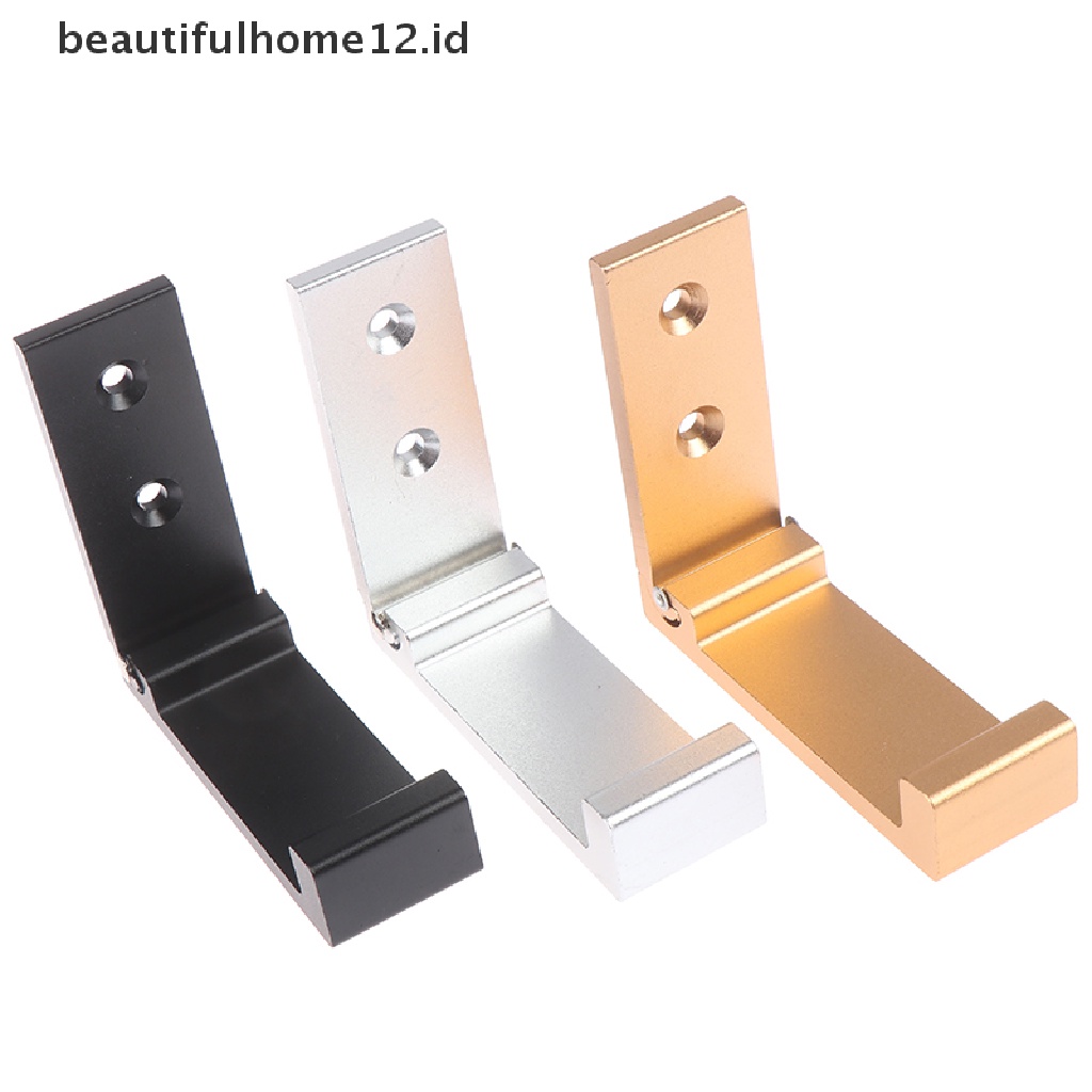 【beautifulhome12.id】 Headphones Headset Holder Aluminum Alloy Wall Hanger Hook Wall Mount .