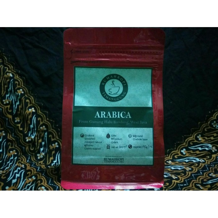 

Kopi Arabika Gunung Halu Bandung Roastbean 100gram