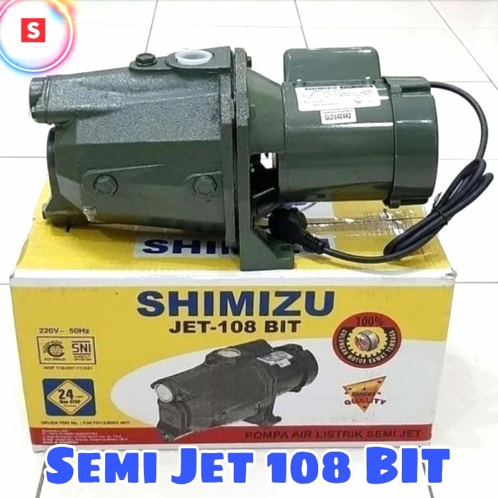 Mesin Pompa Air SEMI JET Shimizu 108 Bit