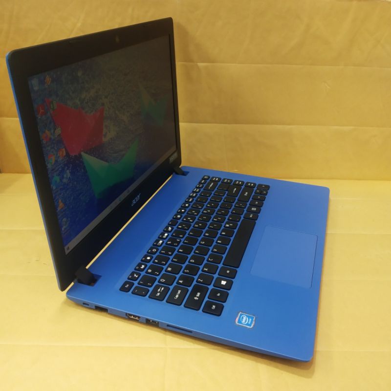 Laptop Bekas Acer Aspire 3 A314-32 N4000 4GB/SSD256GB Blue Slim