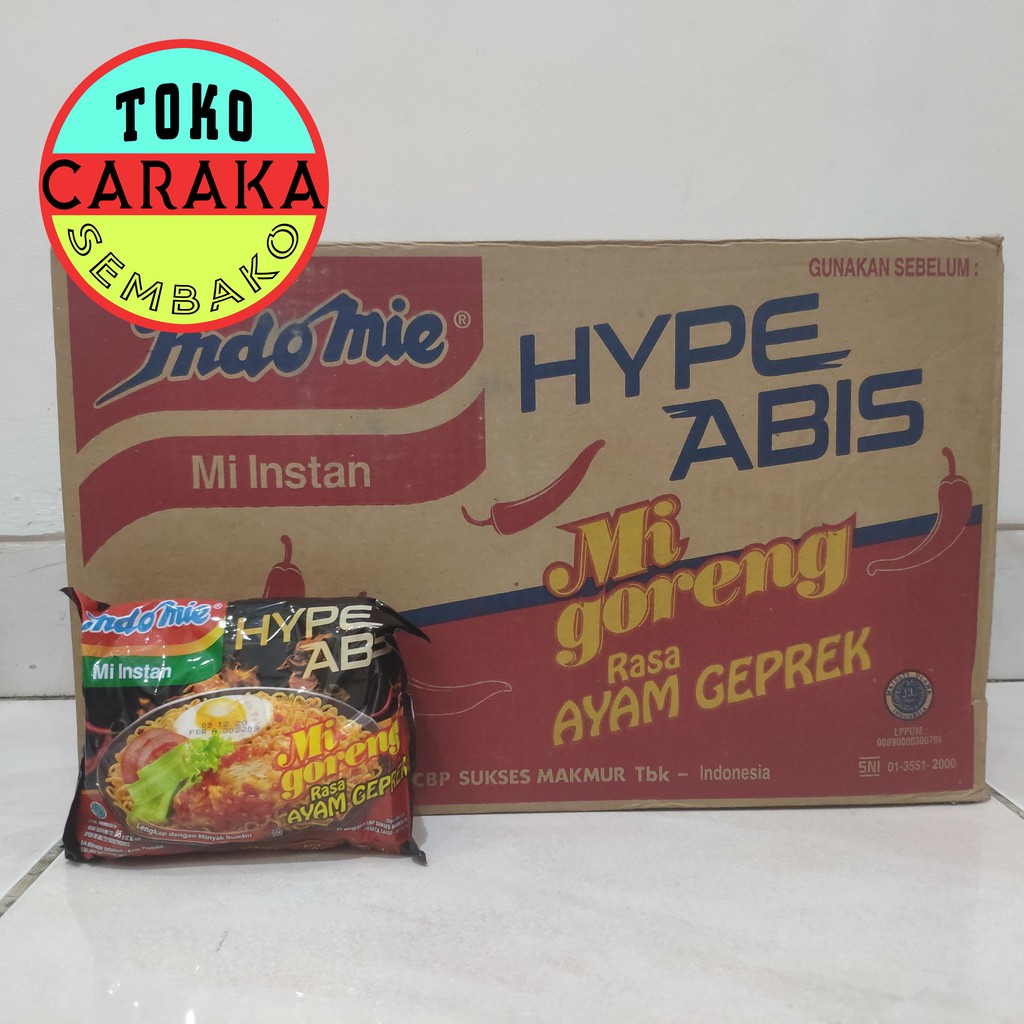 

Indomie Hype Abis Mi Goreng Rasa Ayam Geprek