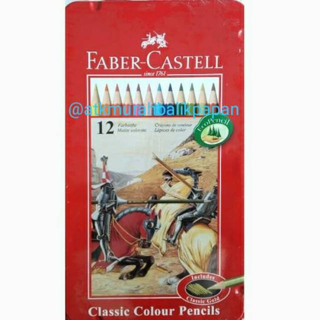 

Classic Colour Pencil 12L Round Tin F. Castell 115826