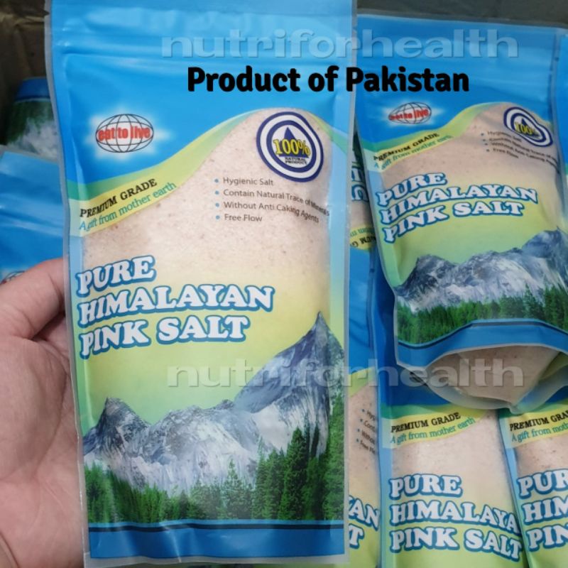 

(500gr) Pure Himalayan Pink Salt Garam Himalaya Pakistan