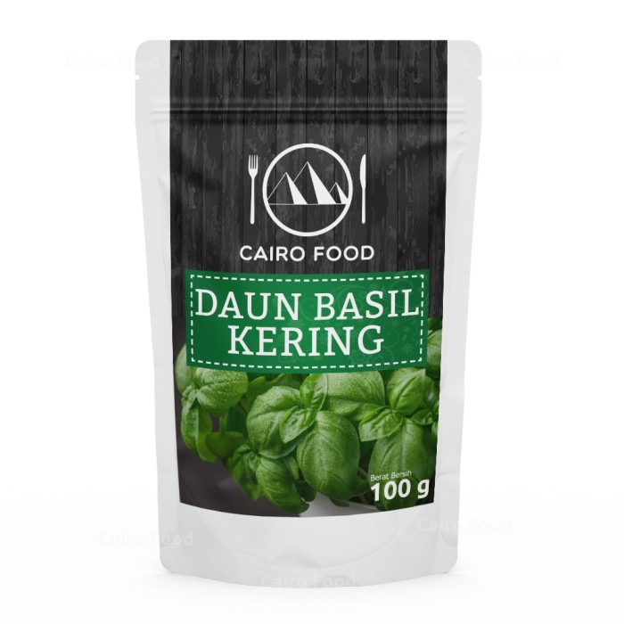 

Daun Basil Kering Cairo Food - 100 gram