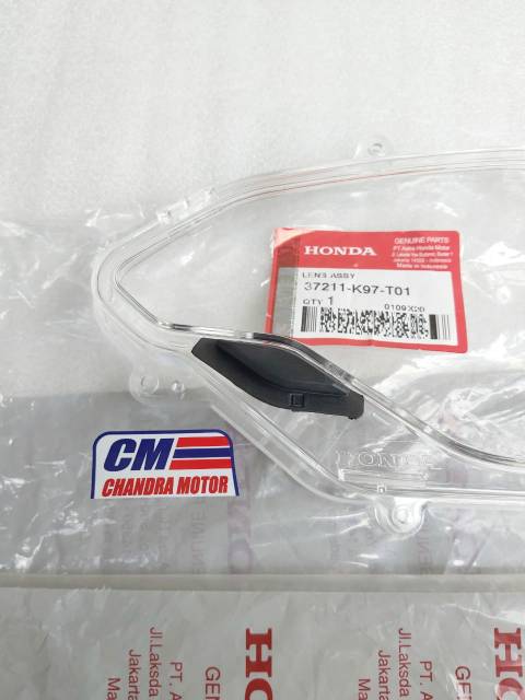 lensa mika kaca spidometer speedometer new pcx 150 lokal 2018 asli HONDA 37211-K97-T01