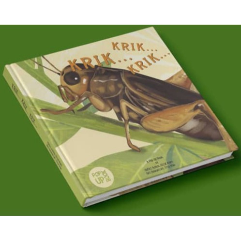 pop up book - Krik krik krik- impian studio / pop-up book anak / pop up serangga