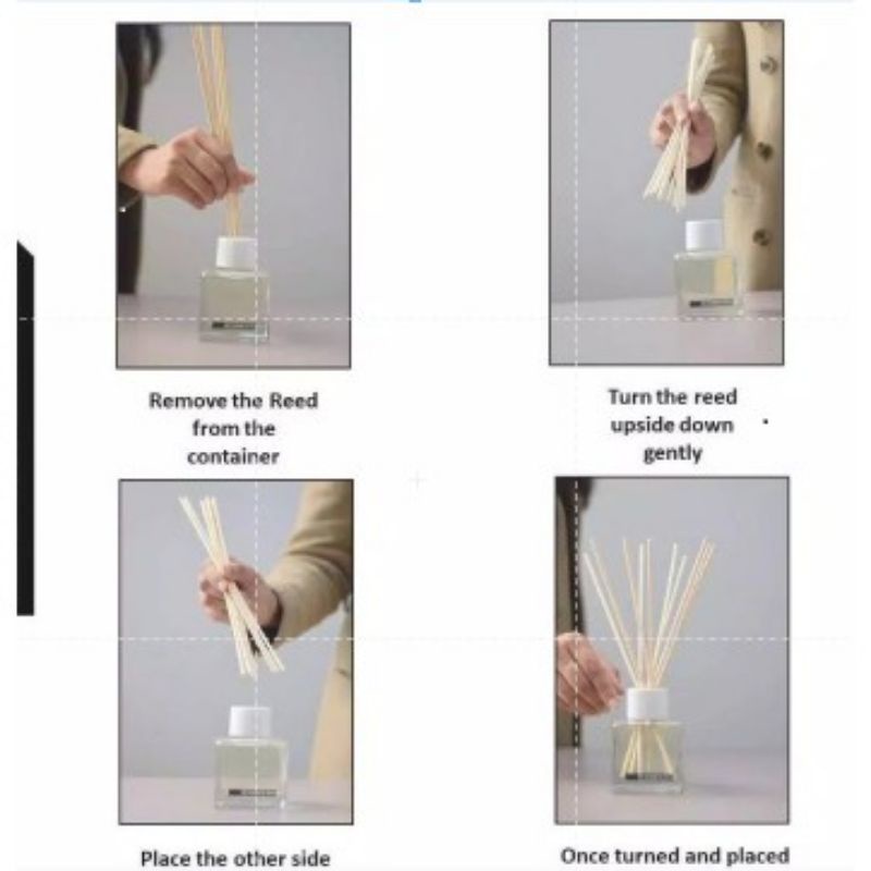 STICK FIBER Reed Diffuser 2 Varian Warna Stik Bukan Rotan