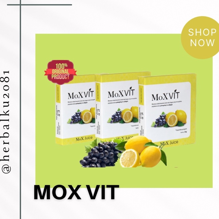 

Minuman Untuk Diet dan Menjaga Kesehatan Tubuh dan Promil Mox Vit Original