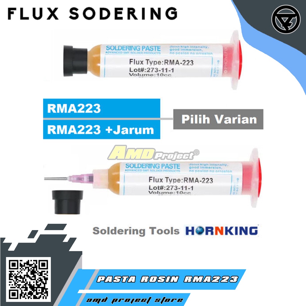 Flux Solder Minyak Soldering Pasta Paste Songka Pasta Rosin RMA 223 Asli Original Bagus Murah